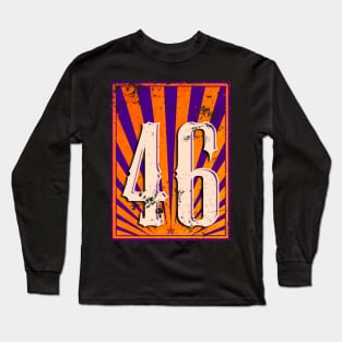 46 Retro Logo Style Long Sleeve T-Shirt